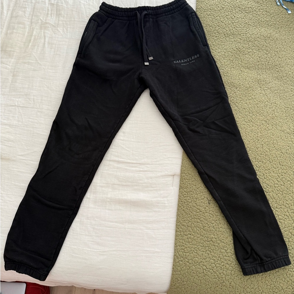 TALENTLESS Black Men's Sweatpants size small